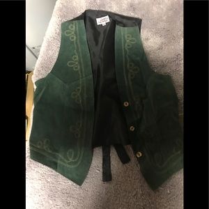 Suede vest